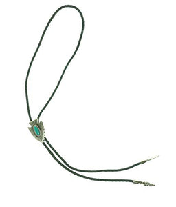 M&F Western Bolo Tie Arrowhead/Turquoise Stone One Size