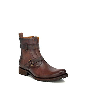 Cuadra Men's Boot in Genuine Leather with Zipper Brown