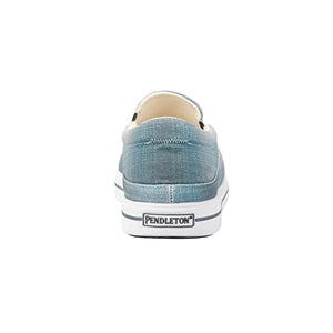 Pendleton Men's Round Toe Slip-On Shoes - 100% Cotton Canvas with Biodegradable Midsole & Cushioned Footbed