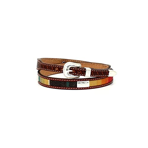 M&F Western 3D Belt Hatband Serape Tan