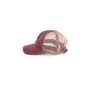 ARIAT Ladies Cap, Burgundy