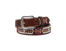 Load image into Gallery viewer, 3D Men&#39;s Arrow Basket Weave Belt
