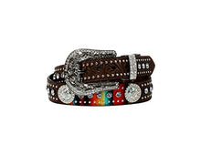 Load image into Gallery viewer, Nocona Ladies Studs Concho Floral Belt
