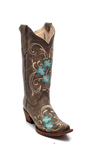 CORRAL Women's L5255 Floral Embroidery Boots