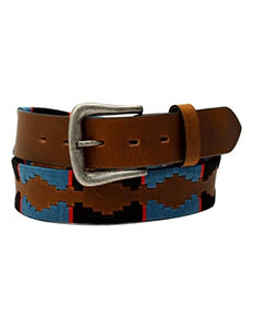 Nocona Men's Embroidered Strap Belt