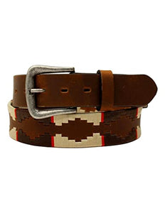 Nocona Men's Embroidered Strap Belt