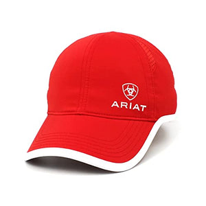 ARIAT Women's Red Ponyflo Cap with Velcro Closure