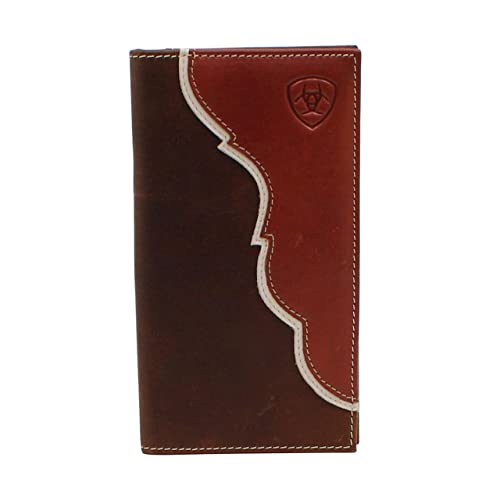 ARIAT Two Tone Shield Rodeo Wallet, Tan