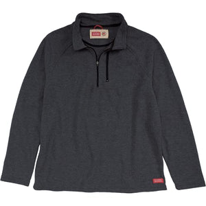Stormy Kromer The Forge Quarter Zip - Men's Pullover Sweater with Wool Blend Heather Navy