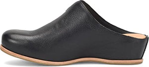 KORK-EASE Women's para Slip-On Leather Clog Flats with Comfort Cushioned Footbed