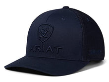 Load image into Gallery viewer, ARIAT Men&#39;s Flexfit 110 Logo Snapback, Navy
