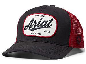 ARIAT Script Patch Snapback Red One Size