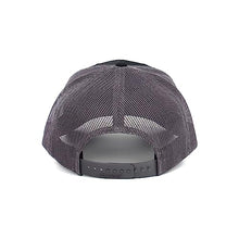 Load image into Gallery viewer, STS Ranchwear Men&#39;s Bar Patch Hat: Classic Trucker Style, Cotton-Poly Blend &amp; Adjustable Snapback Black/Charcoal
