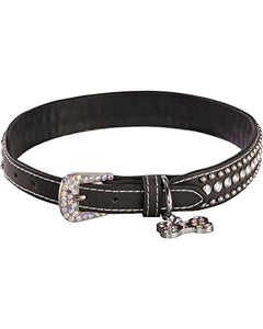 Blazin Roxx Bling Tapered Dog Collar