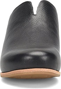 KORK-EASE Women's para Slip-On Leather Clog Flats with Comfort Cushioned Footbed