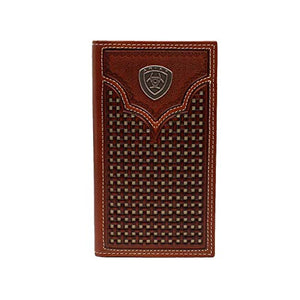 Ariat Men's Rodeo Shield Concho Western Wallet