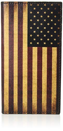 Nocona Belt Co. Unisex-Adult's Nocona Vintage Flag Rodeo Wallet, Multi/Color