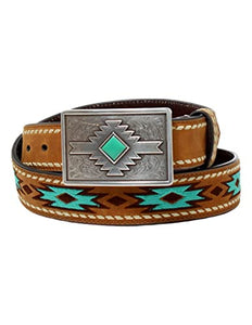 ARIAT Ladies 1 1/2" Buck Lace Embroidered Belt