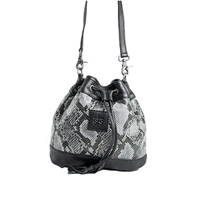 STS Ranchwear Women's Casual Everyday Multifunctional Santana Collection Bucket Bag with Adjustable Strap, Gray
