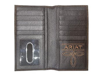 Load image into Gallery viewer, ARIAT Two Tone Shield Rodeo Wallet, Tan
