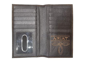 ARIAT Two Tone Shield Rodeo Wallet, Tan