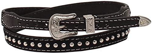 M & F Western Oval Concho and Beads Hatband