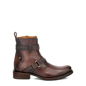 Cuadra Men's Boot in Genuine Leather with Zipper Brown