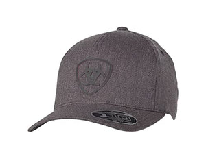 ARIAT Men’s Grey Shield Logo Snapback Ball Cap 5 Panel