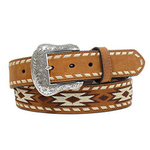 Load image into Gallery viewer, ARIAT Men&#39;s Embroidered Buck Lace Belt
