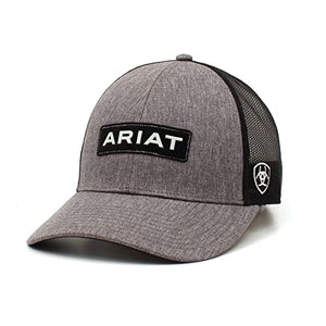 ARIAT Men's Grey Snapback Logo Cap