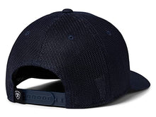 Load image into Gallery viewer, ARIAT Men&#39;s Flexfit 110 Logo Snapback, Navy
