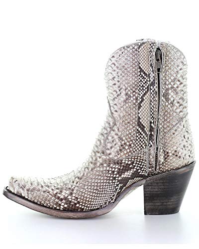 CORRAL Women's Python Western Booties Snip Toe - A3791