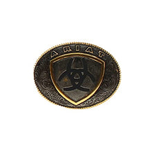 Load image into Gallery viewer, ARIAT Shield Logo Oval Buckle
