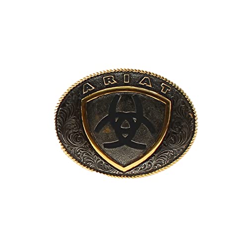 ARIAT Shield Logo Oval Buckle