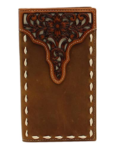 Ariat Men's Floral Tooled Rodeo Wallet