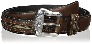 Nocona Belt Co. Men's Top Hand Black Middle Inlay, 28