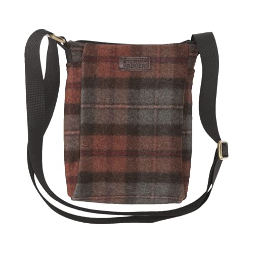 Stormy Kromer Wool Crossbody Bag - Adjustable Shoulder Strap, Interior Pockets & Fully Lined