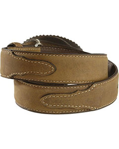 Nocona Boy's Bucking Bull Buckle Belt, Medium Brown Distressed, 26