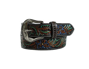 Nocona Ladies Tooled Floral Pattern Belt