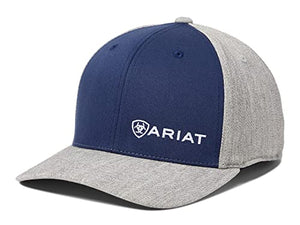 ARIAT Offset Shield & Script Snapback Navy One Size