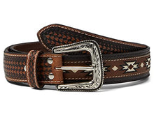 Load image into Gallery viewer, ARIAT Men&#39;s Southwestern w/Embossed Tabs Belt
