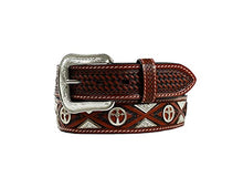 Load image into Gallery viewer, 3D Men&#39;s Cross Concho Belt
