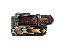 Load image into Gallery viewer, Nocona Men&#39;s Embossed Beaded Belt
