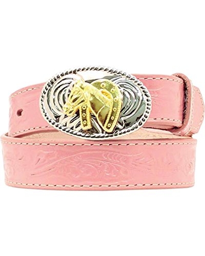 Nocona Girls Floral Belt with Buckle