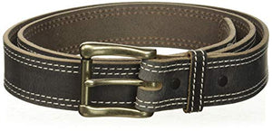 Nocona Belt Co. Men's Nocona Austin USA Double Stitch Work Belt, Brown, 32