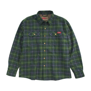 Stormy Kromer The Camp Shirt Jacket - Men's Sherpa Lined Cotton Flannel - Medium