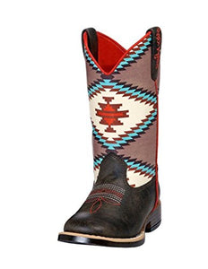 Blazin Roxx Girls' Emily Southwest Cowboy Boot Square Toe