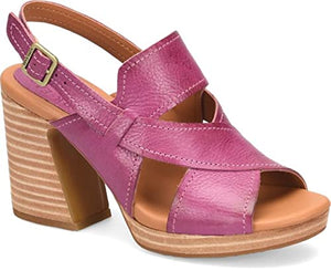 KORK-EASE Halley Women's Leather Heeled Sandals