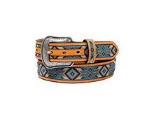 Load image into Gallery viewer, 3D Men&#39;s Aztec Tabs Belt
