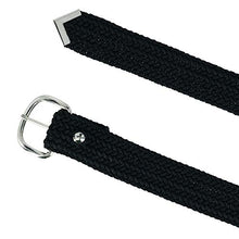 Load image into Gallery viewer, Double S Men&#39;s 46&quot; Braided Belt Black One Size
